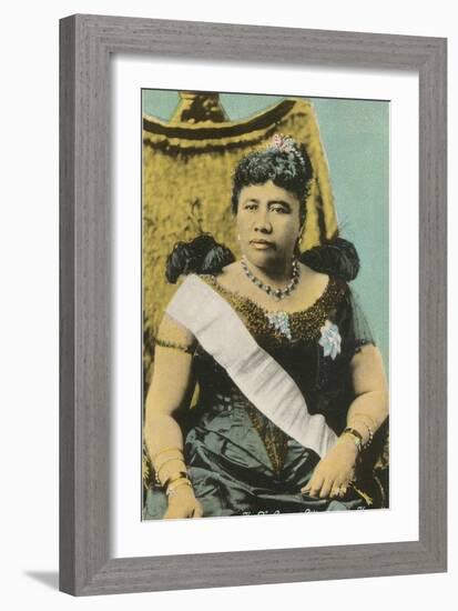 Queen Liliukalani, Hawaii-null-Framed Art Print