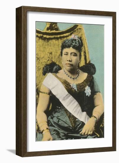 Queen Liliukalani, Hawaii-null-Framed Art Print