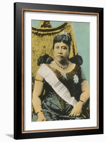 Queen Liliukalani, Hawaii-null-Framed Art Print