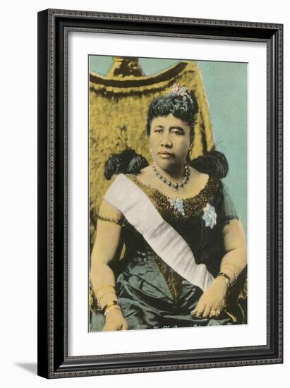 Queen Liliukalani, Hawaii-null-Framed Art Print