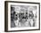 Queen Liliuokalani's coffin in the throne room at Iolani Palace, Honolulu, 1917-null-Framed Photographic Print