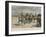 Queen Louisa Reviewing the Prussian Army-Felicien Baron De Myrbach-rheinfeld-Framed Giclee Print