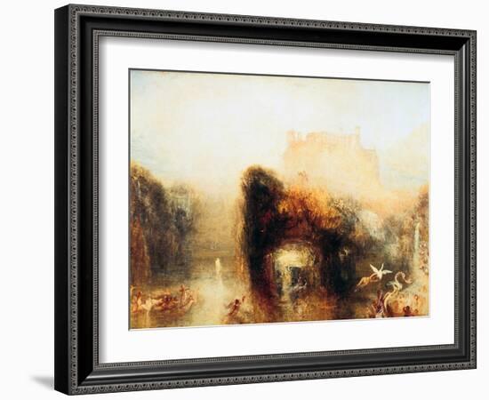 Queen Mab's Cave, 1846-J. M. W. Turner-Framed Giclee Print