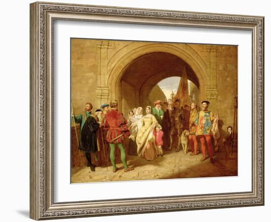 Queen Margaret's Defiance of the Scottish Parliament, 1859-John Faed-Framed Giclee Print