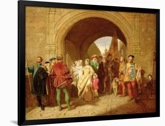 Queen Margaret's Defiance of the Scottish Parliament, 1859-John Faed-Framed Giclee Print