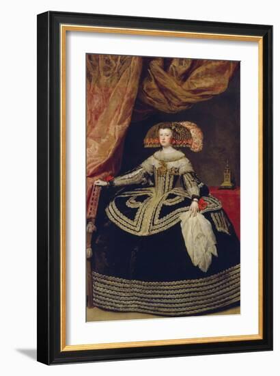 Queen Maria Anna, 1652-53-Diego Velazquez-Framed Giclee Print