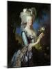 Queen Marie Antoinette with a Rose, 1783-Elisabeth Vigee Le Brun-Mounted Art Print