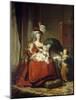 Queen Marie Antoinette with Her Children, 1787-Elisabeth Vigee Le Brun-Mounted Art Print