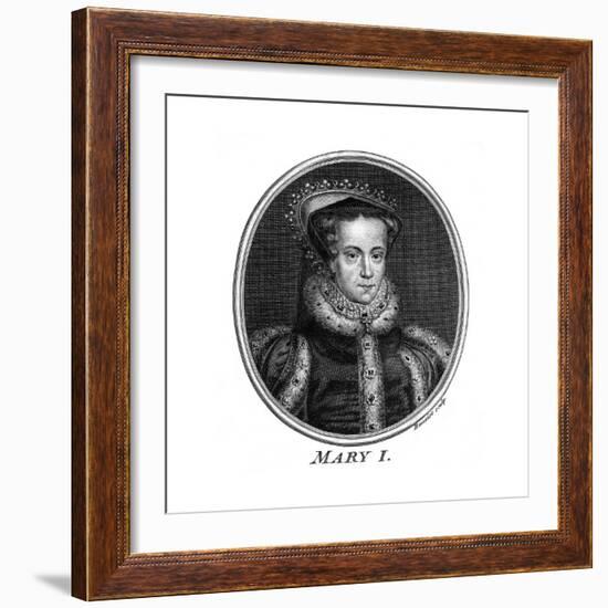 Queen Mary I of England-Benoist-Framed Giclee Print