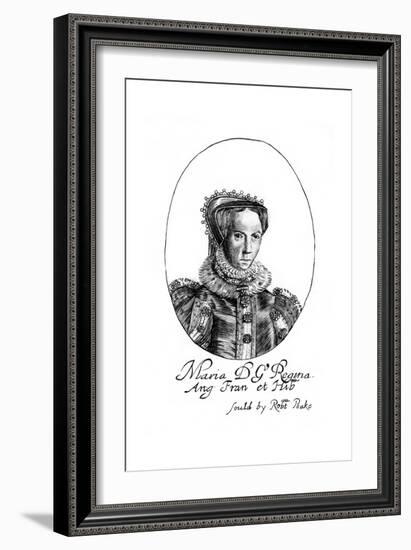 Queen Mary I of England-Robert Peake-Framed Giclee Print