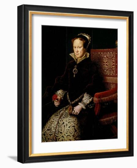 Queen Mary I Tudor of England or Bloody Mary, 1516-58-Antonis Mor-Framed Giclee Print