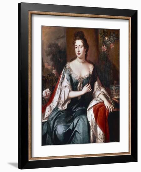 Queen Mary Ii, C.1692-94-Jan van der Vaardt-Framed Giclee Print