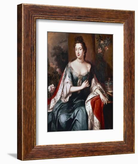 Queen Mary Ii, C.1692-94-Jan van der Vaardt-Framed Giclee Print