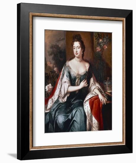 Queen Mary Ii, C.1692-94-Jan van der Vaardt-Framed Giclee Print