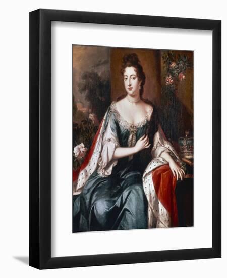 Queen Mary Ii, C.1692-94-Jan van der Vaardt-Framed Giclee Print
