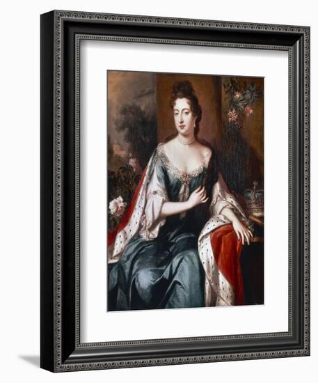 Queen Mary Ii, C.1692-94-Jan van der Vaardt-Framed Giclee Print