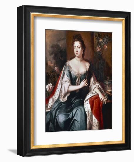 Queen Mary Ii, C.1692-94-Jan van der Vaardt-Framed Giclee Print