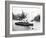 Queen Mary Leaves her New York Berth, c.1940-null-Framed Photographic Print