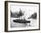 Queen Mary Leaves her New York Berth, c.1940-null-Framed Photographic Print