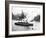 Queen Mary Leaves her New York Berth, c.1940-null-Framed Photographic Print
