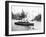 Queen Mary Leaves her New York Berth, c.1940-null-Framed Photographic Print