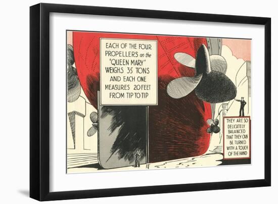 Queen Mary Propellers-null-Framed Art Print