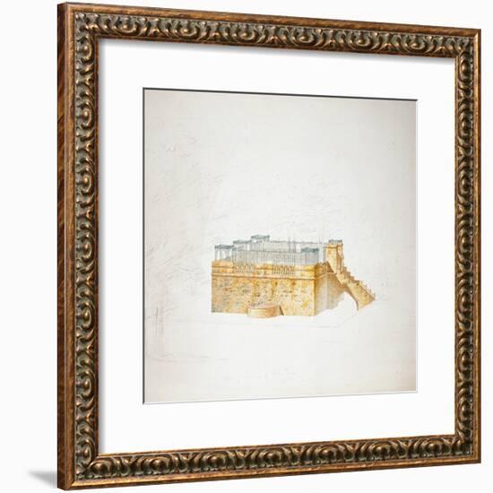 Queen Mary's Bower, Chatsworth-Sir Jeffry Wyatville-Framed Giclee Print