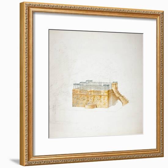 Queen Mary's Bower, Chatsworth-Sir Jeffry Wyatville-Framed Giclee Print