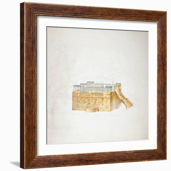 Queen Mary's Bower, Chatsworth-Sir Jeffry Wyatville-Framed Giclee Print