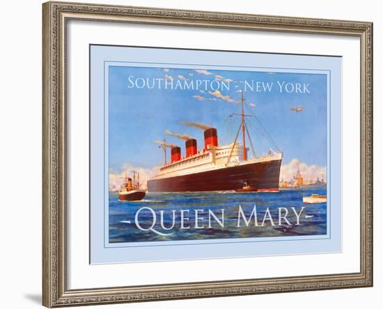 Queen Mary-The Vintage Collection-Framed Giclee Print