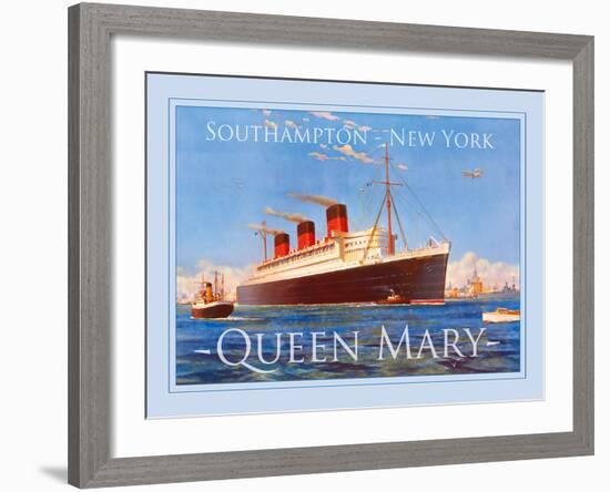 Queen Mary-The Vintage Collection-Framed Giclee Print