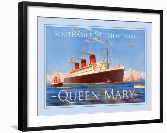 Queen Mary-The Vintage Collection-Framed Giclee Print