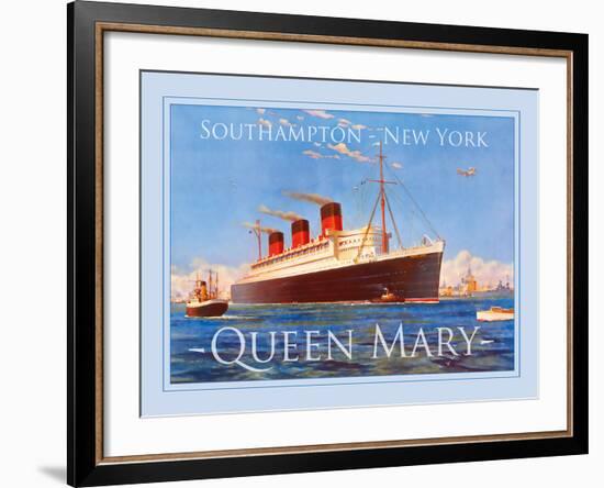 Queen Mary-The Vintage Collection-Framed Giclee Print