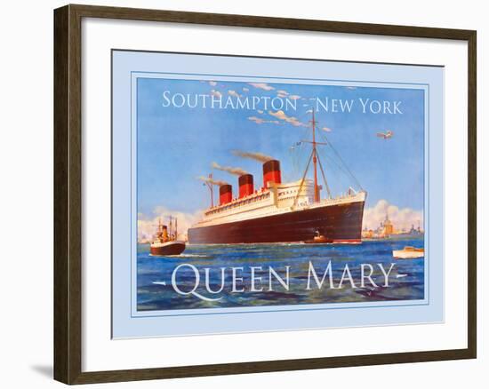 Queen Mary-The Vintage Collection-Framed Giclee Print