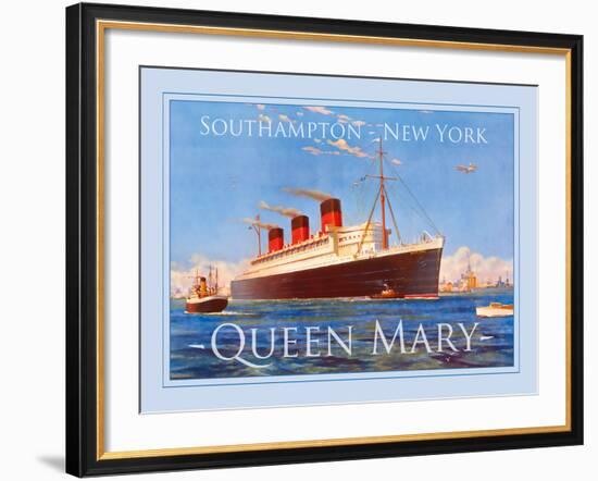 Queen Mary-The Vintage Collection-Framed Giclee Print