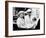 Queen Mother with Princess Diana and Prince William in an open carriage-null-Framed Photographic Print