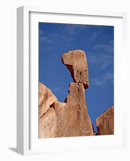 Queen Nefertiti Rock Formation, Arches National Park, Utah, United States of America, North America-James Hager-Framed Photographic Print