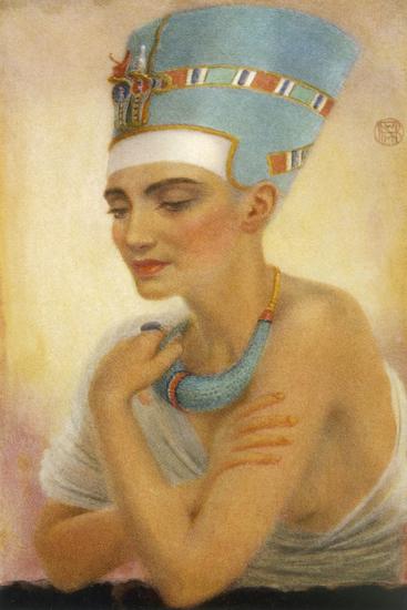 'Queen Nefertiti' Giclee Print - Winifred Brunton | Art.com