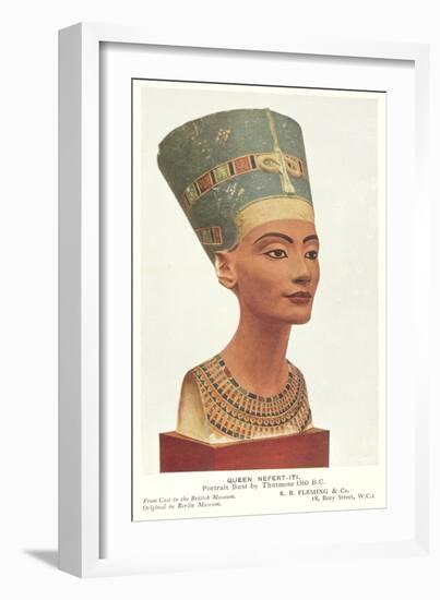 Queen Nefertiti-null-Framed Art Print