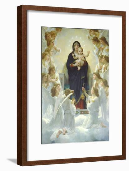 Queen of Angels-William Adolphe Bouguereau-Framed Art Print