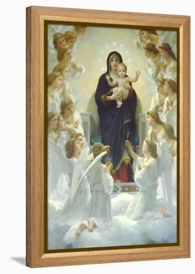 Queen of Angels-William Adolphe Bouguereau-Framed Stretched Canvas