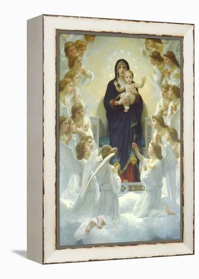 Queen of Angels-William Adolphe Bouguereau-Framed Stretched Canvas