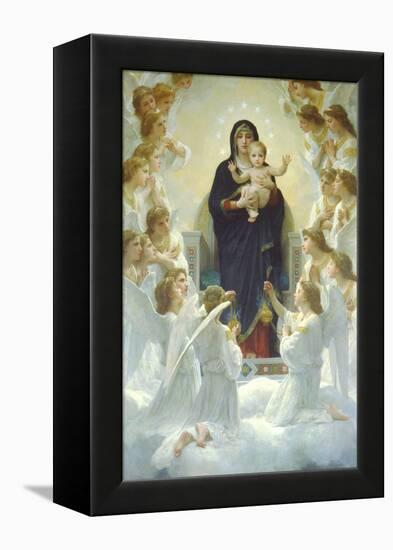 Queen of Angels-William Adolphe Bouguereau-Framed Stretched Canvas