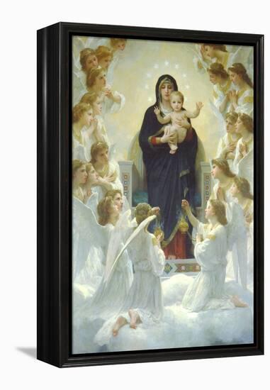 Queen of Angels-William Adolphe Bouguereau-Framed Stretched Canvas