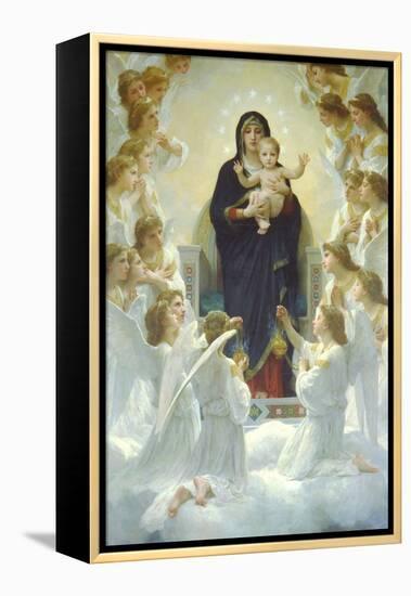 Queen of Angels-William Adolphe Bouguereau-Framed Stretched Canvas