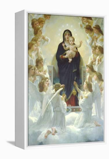 Queen of Angels-William Adolphe Bouguereau-Framed Stretched Canvas