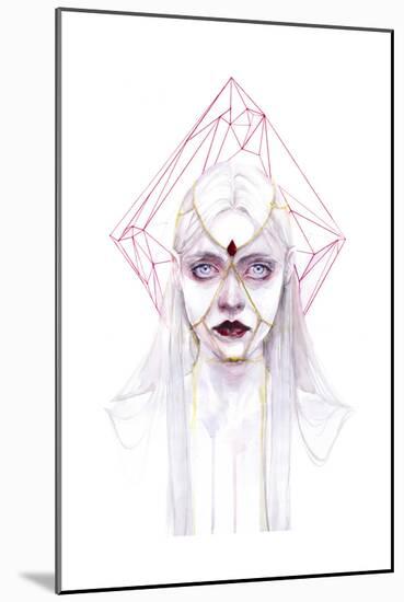 Queen of Diamonds-Agnes Cecile-Mounted Premium Giclee Print