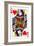 Queen of Hearts from a deck of Goodall & Son Ltd. playing cards, c1940-Unknown-Framed Giclee Print