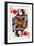 Queen of Hearts from a deck of Goodall & Son Ltd. playing cards, c1940-Unknown-Framed Giclee Print