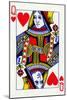 Queen of Hearts from a deck of Goodall & Son Ltd. playing cards, c1940-Unknown-Mounted Giclee Print